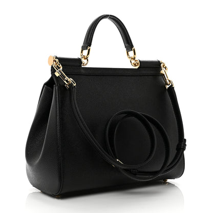 Dolce & Gabbana Dauphine Medium Miss Sicily Satchel Black 4 of 9
