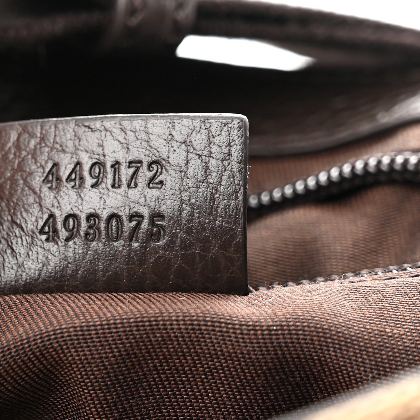 Monogram Flap Messenger Bag Beige Dark Brown