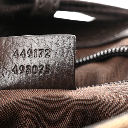 Gucci Monogram Flap Messenger Bag Beige Dark Brown 7 of 10