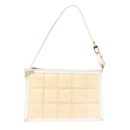 Louis Vuitton Epi Stretch Delmonico Pochette White 1 of 11