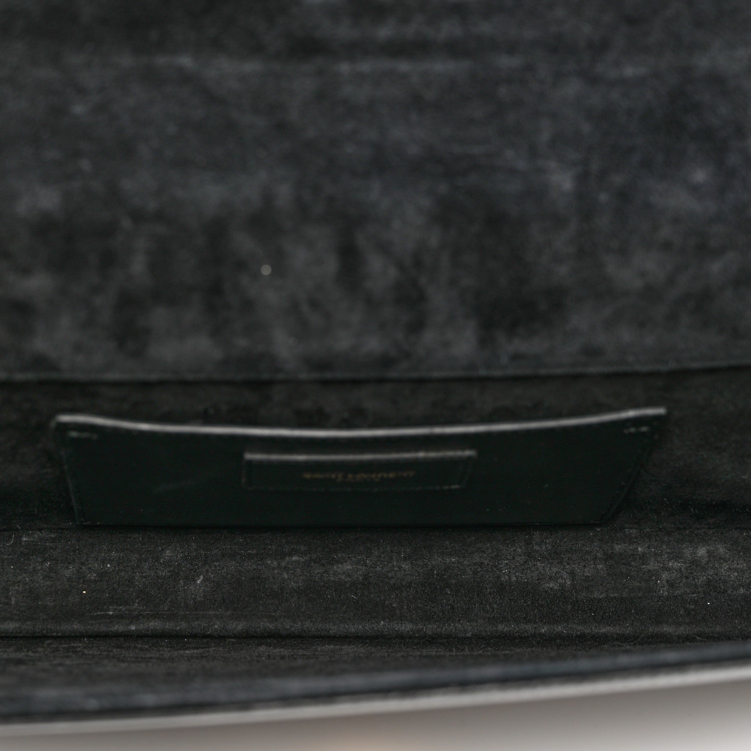 Saint Laurent Patent Classic Monogram Cassandre Clutch Black 5 of 6