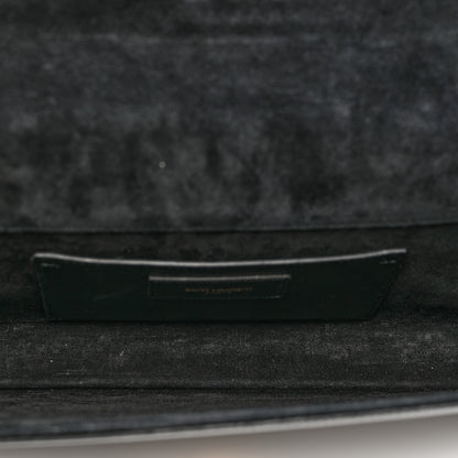 Saint Laurent Patent Classic Monogram Cassandre Clutch Black 5 of 6
