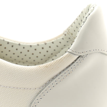 Christian Louboutin Toile Calfskin Espasneak Flat Sneaker 38 Ivory 9 of 11