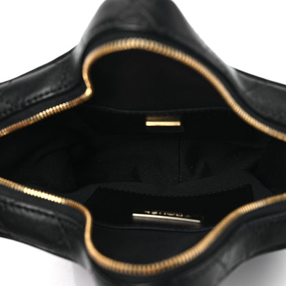 Chanel Lambskin Quilted Walk of Fame Star Bag Black 5 of 9