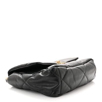Chanel Lambskin Quilted Large Chanel 19 Flap Black 4 of 10