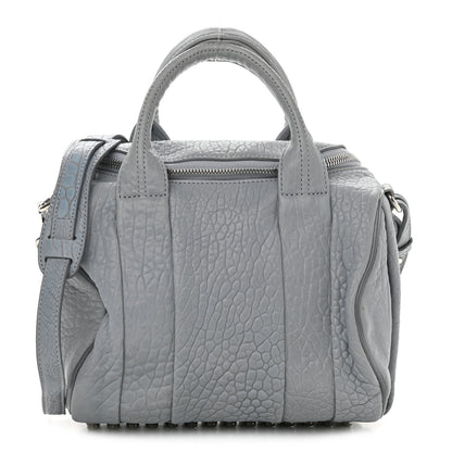 Alexander Wang Pebbled Lambskin Rockie Carbon Rodhium Hardware 1 of 9