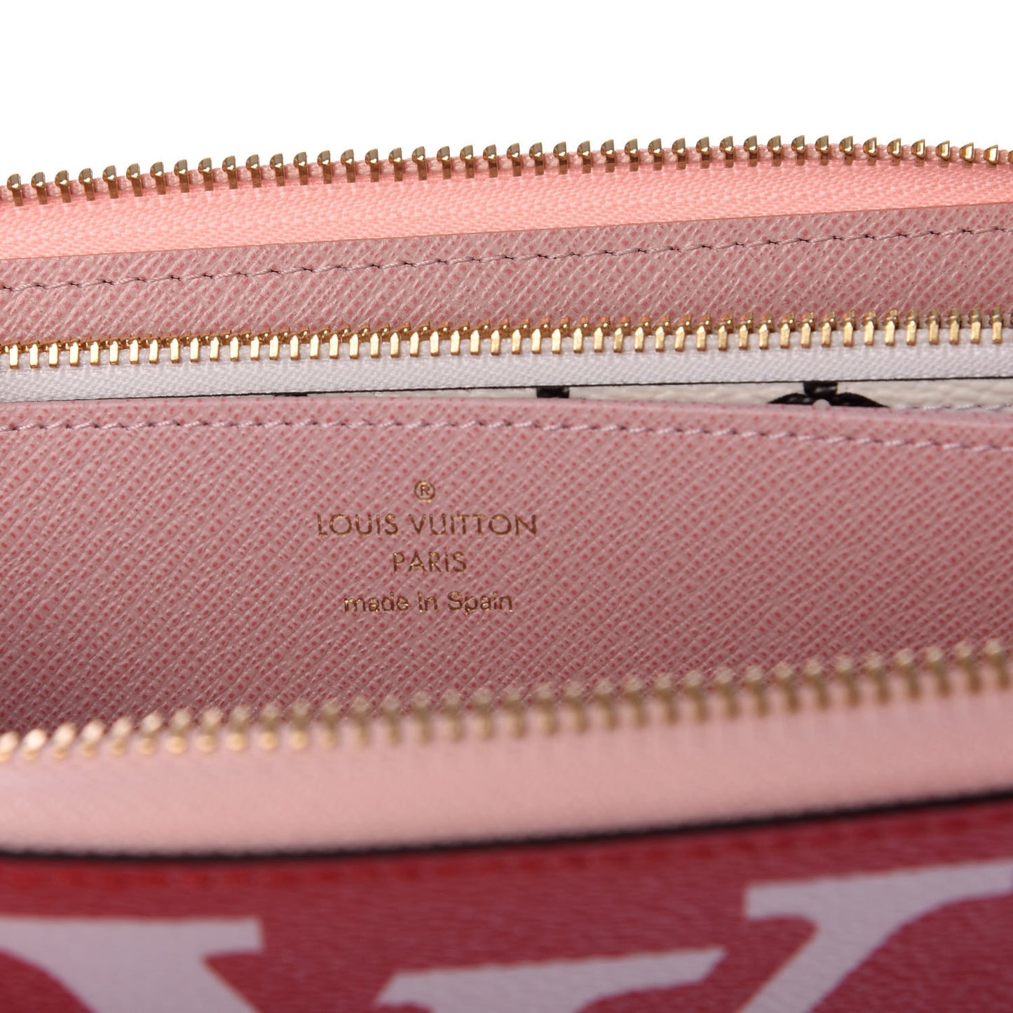 Monogram Giant Zippy Wallet Rouge Rose