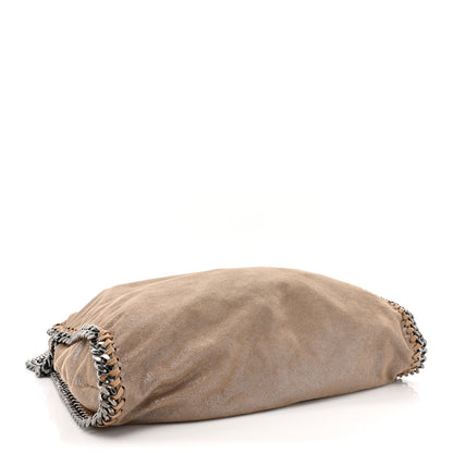 Stella McCartney Shaggy Deer Falabella Fold Over Tote Taupe 4 of 9