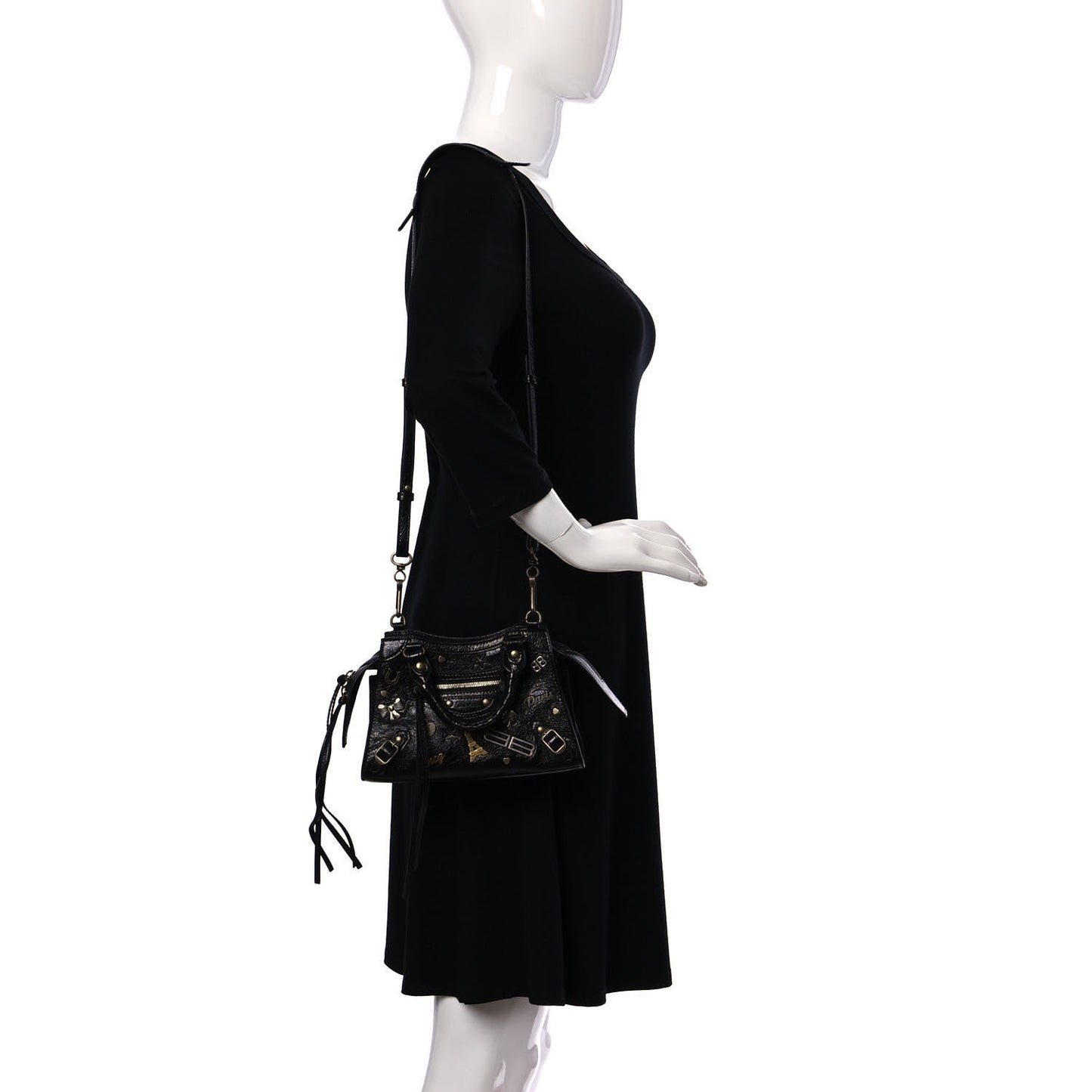Agneau Neo Classic Hardware Pins Mini City Black