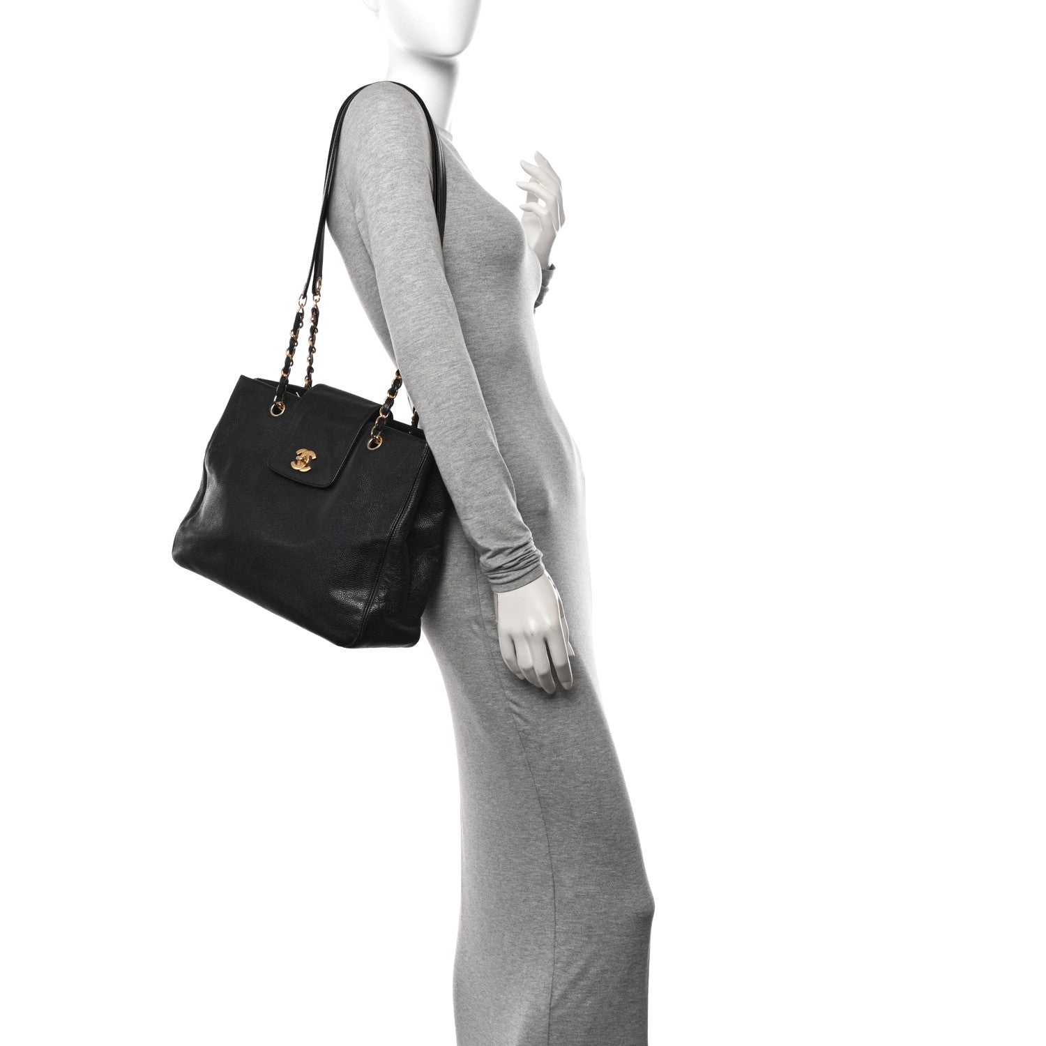 Chanel Caviar Weekender Bag Black 3 of 15