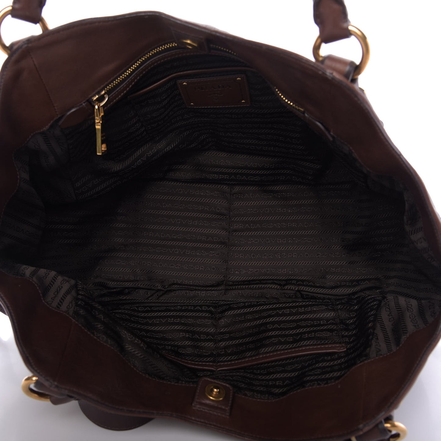 Soft Calfskin Shopping Tote Nocciolo