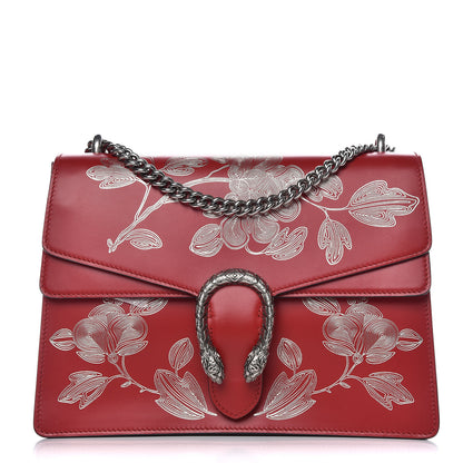 Gucci Calfskin Chinese New Year Medium Dionysus Shoulder Bag Hibiscus Red 1 of 9