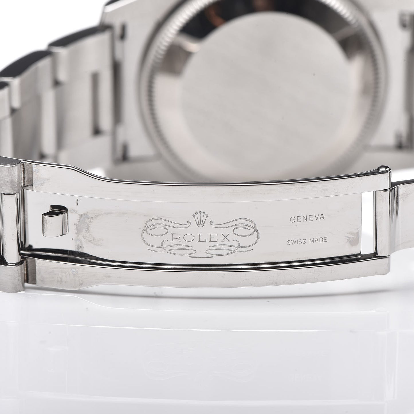 Stainless Steel 18K White Gold Diamond 34mm Oyster Perpetual Date Watch Silver 115234