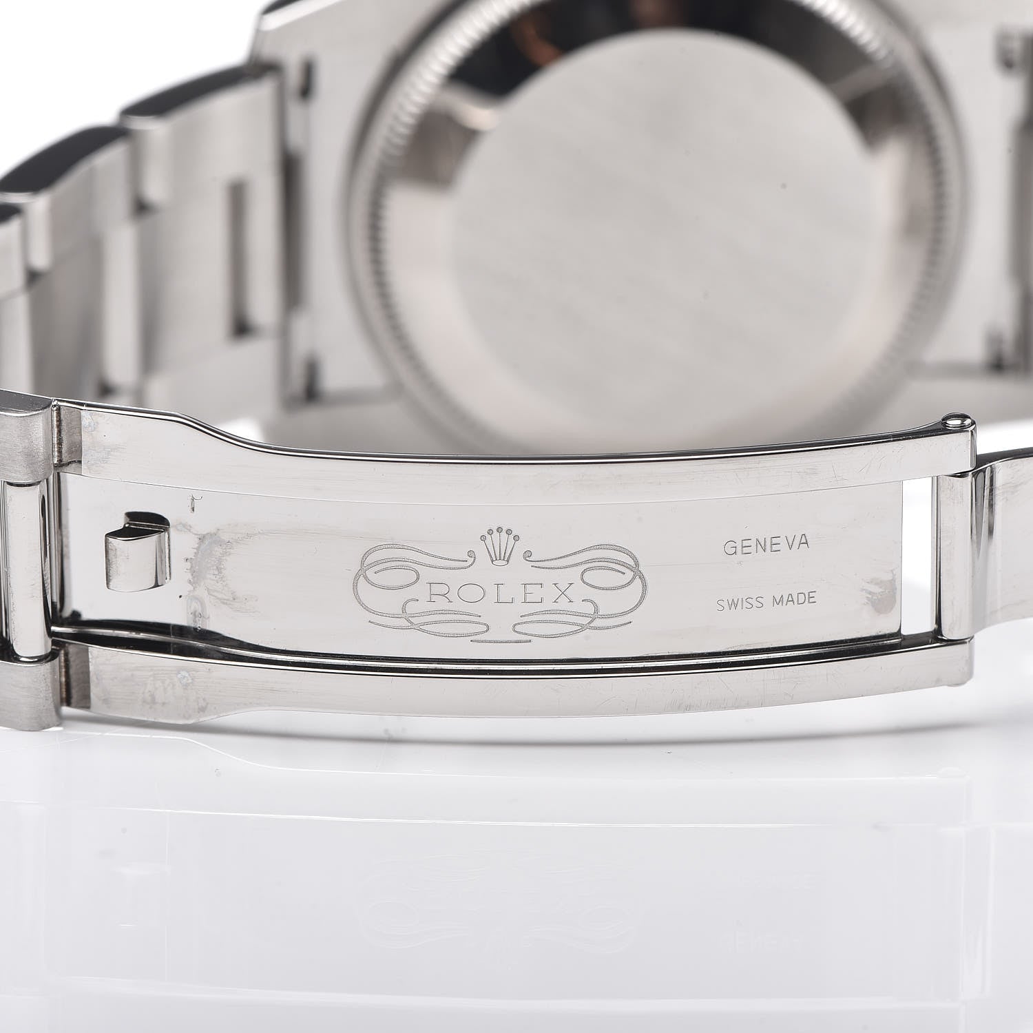 Rolex Stainless Steel 18K White Gold Diamond 34mm Oyster Perpetual Date Watch Silver 115234 6 of 8