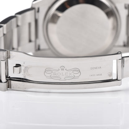 Rolex Stainless Steel 18K White Gold Diamond 34mm Oyster Perpetual Date Watch Silver 115234 6 of 8
