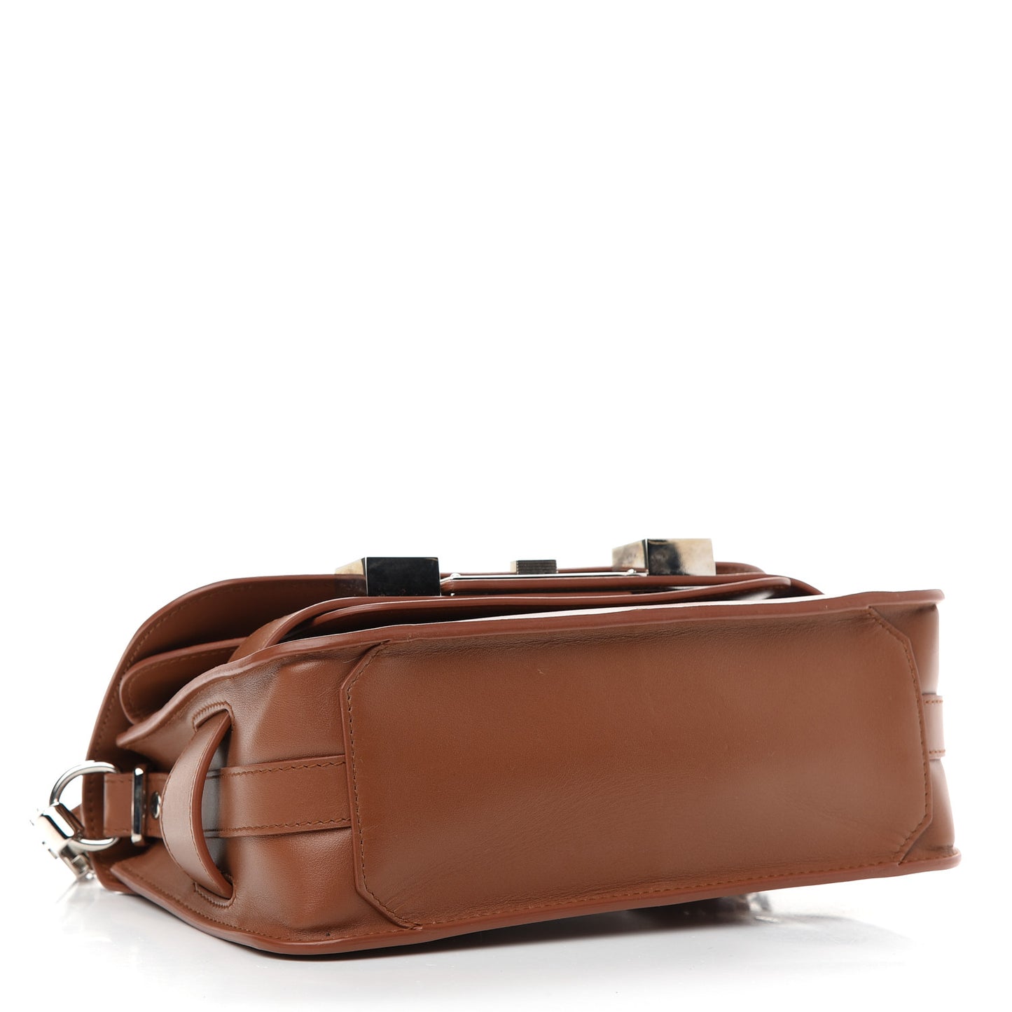 Smooth Calfskin Mini PS11 Classic Shoulder Bag Caramel