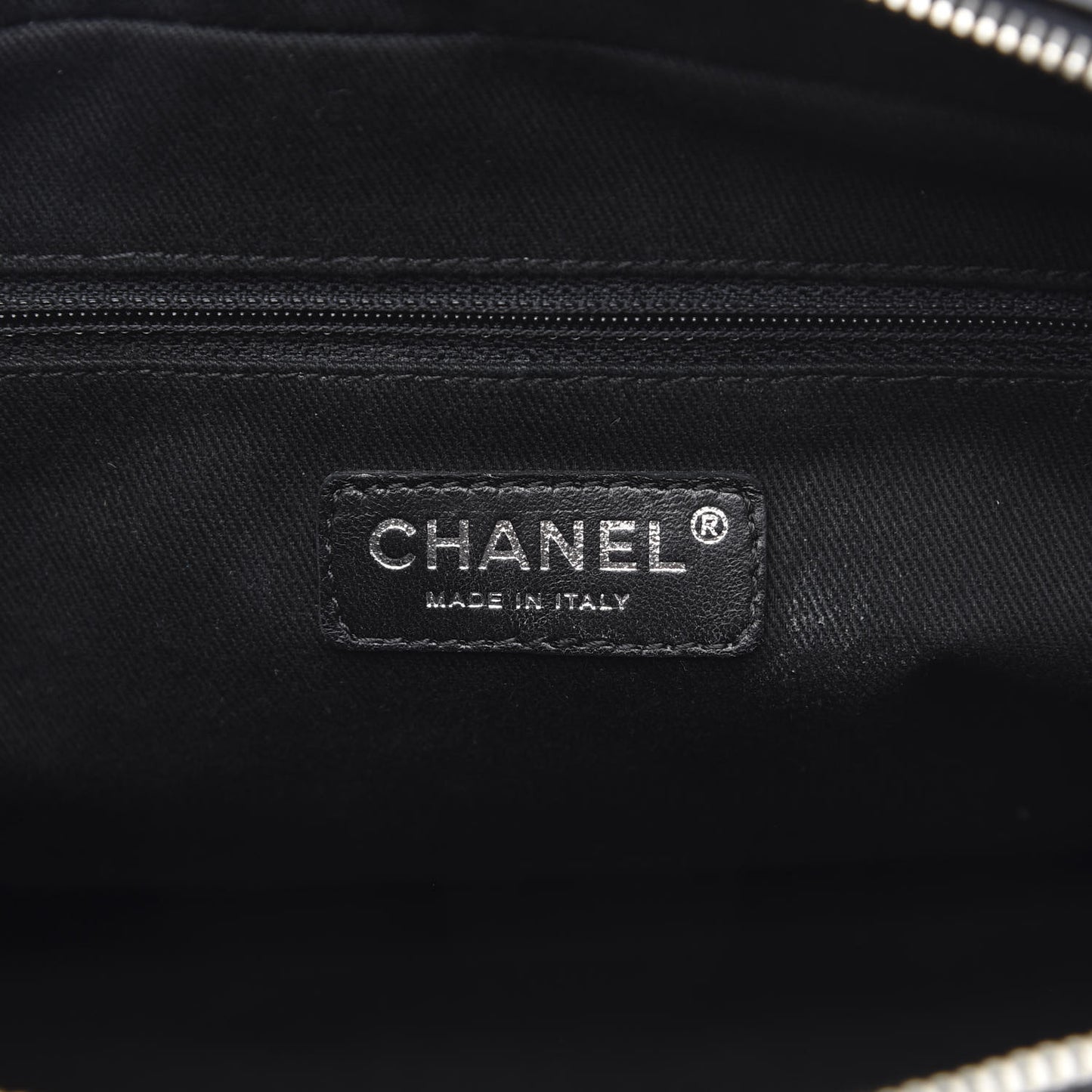 Calfskin Quilted Top Handle Bag Black