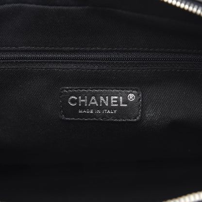 Chanel Calfskin Quilted Top Handle Bag Black 6 of 14