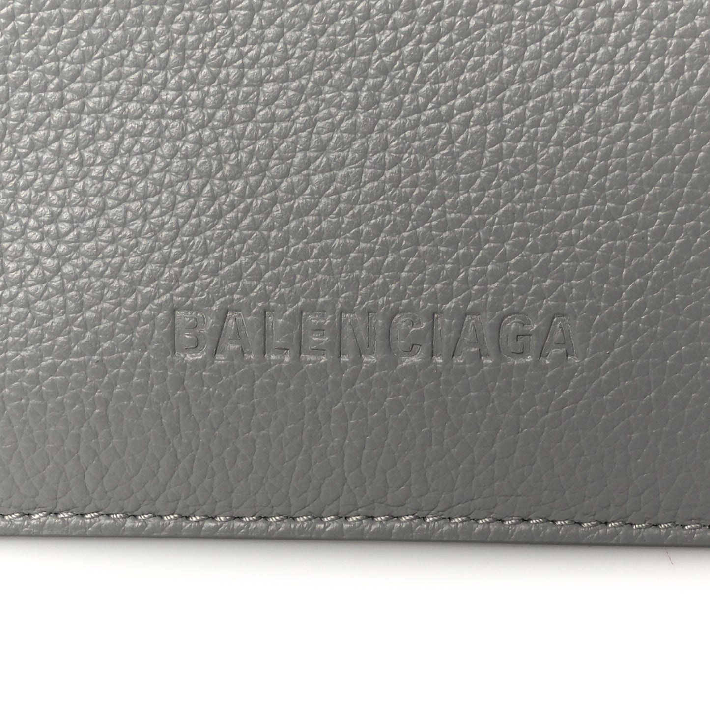 Calfskin Logo Embossed Small Tool 2.0 North-South Tote Balenciaga Grey