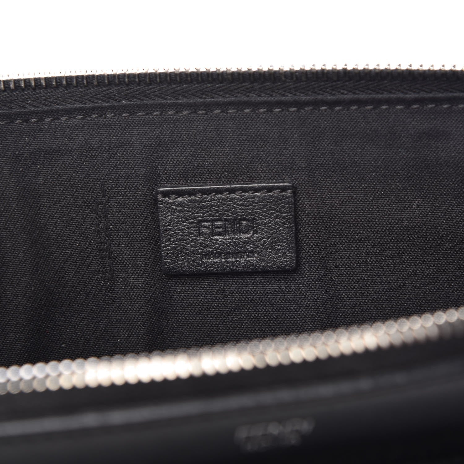 Fendi Vitello Dolce Studded Mini 2Jours Pouch Black Multicolor 14 of 15