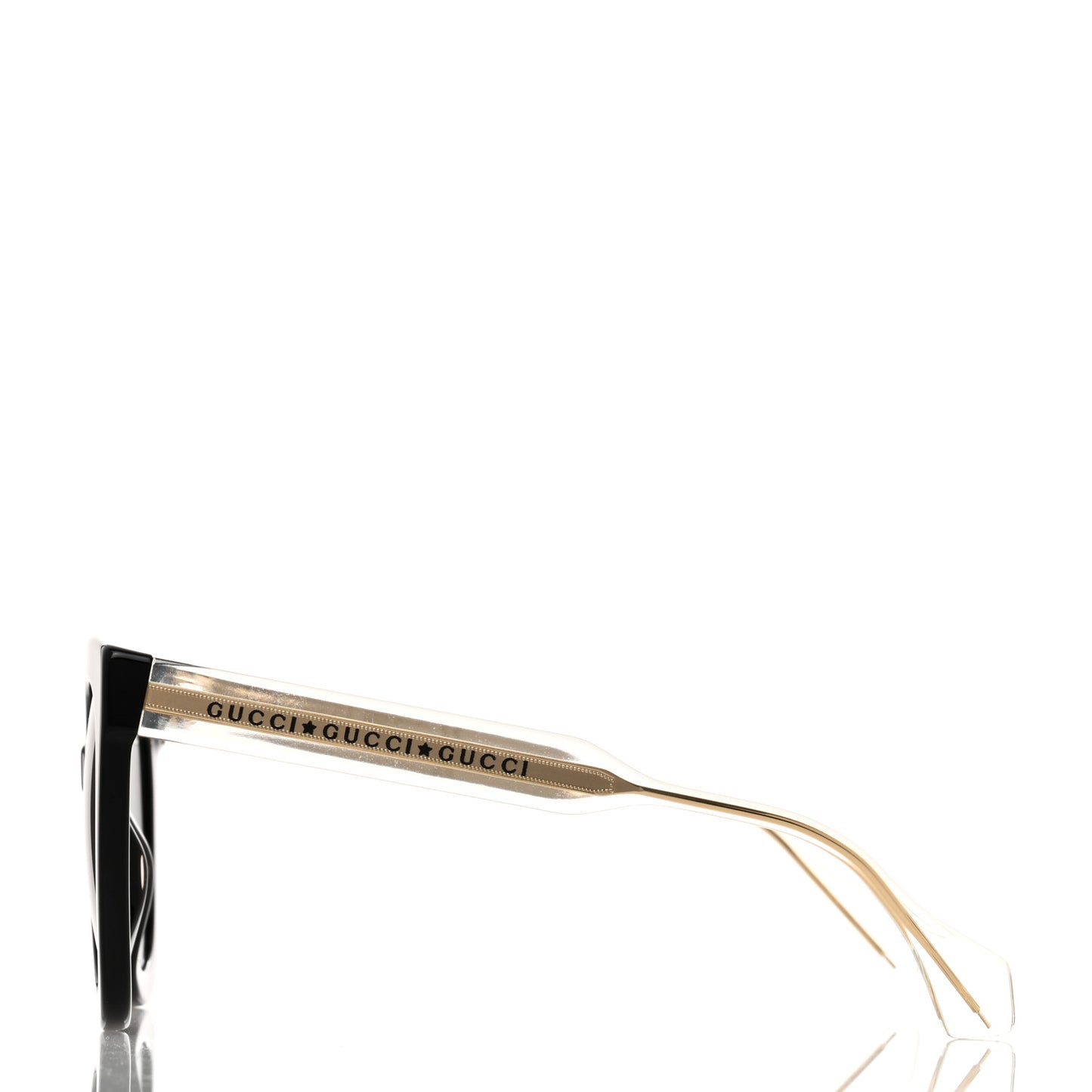 Acetate Crystal Sunglasses GG0564S Black Grey