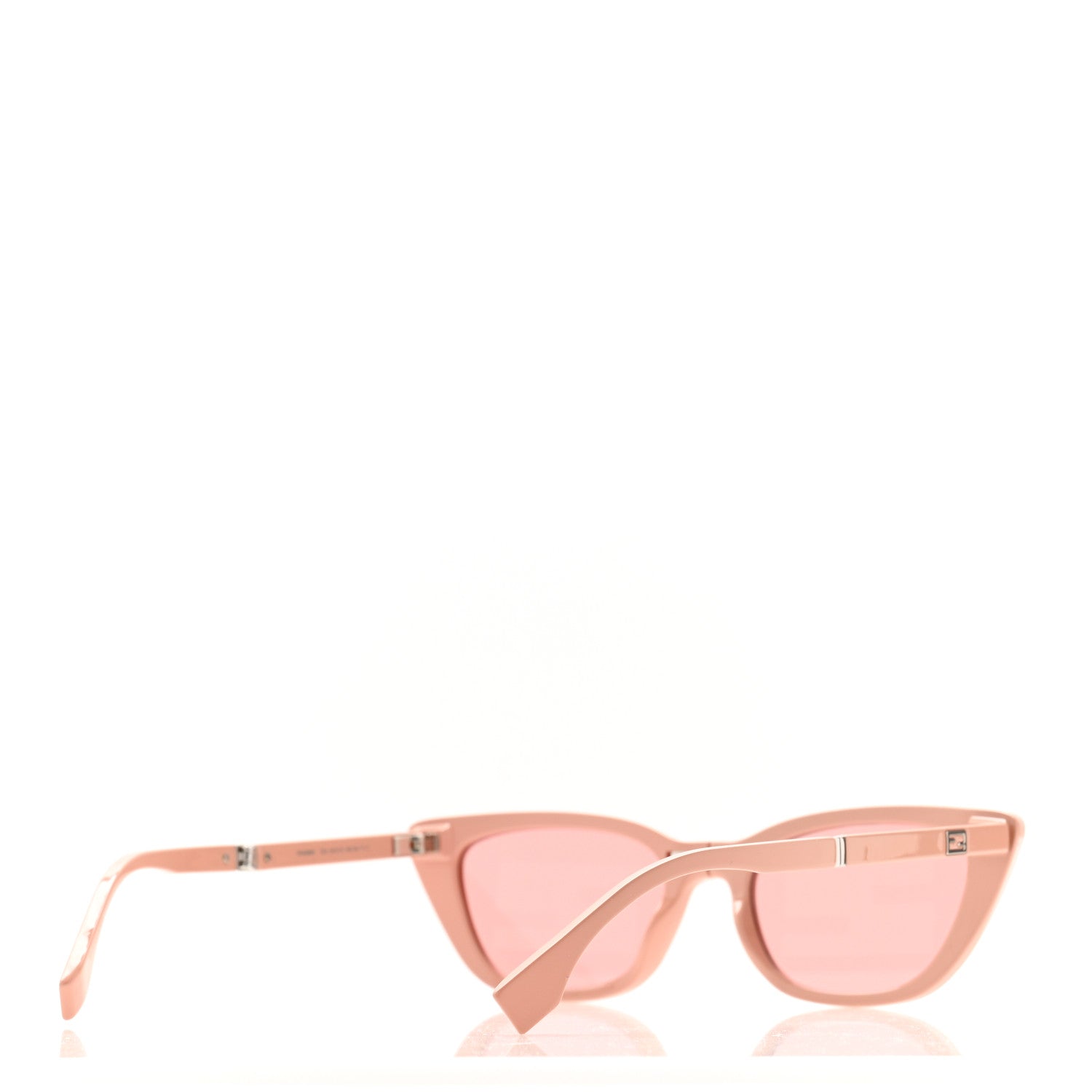 Fendi Acetate Injected Touch Of FF Folding Sunglasses FE40089I Shiny Pink 4 of 7