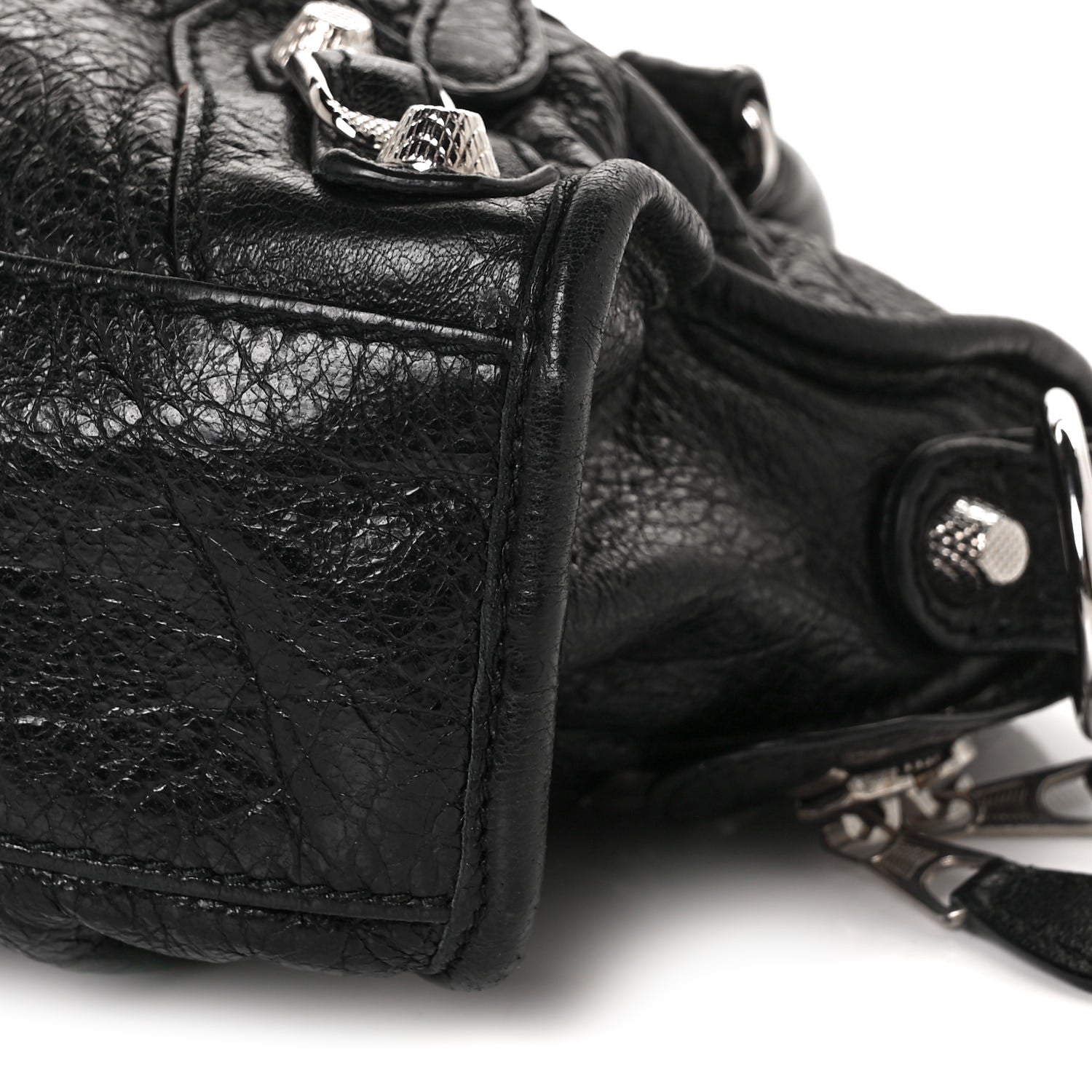 Balenciaga Agneau Giant 12 Silver Hardware Mini City Black 15 of 17