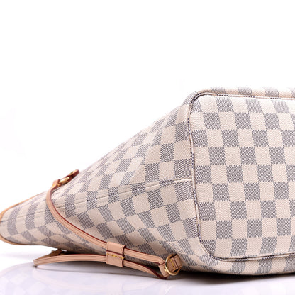 Louis Vuitton Damier Azur Neo Neverfull MM Rose Ballerine 7 of 8