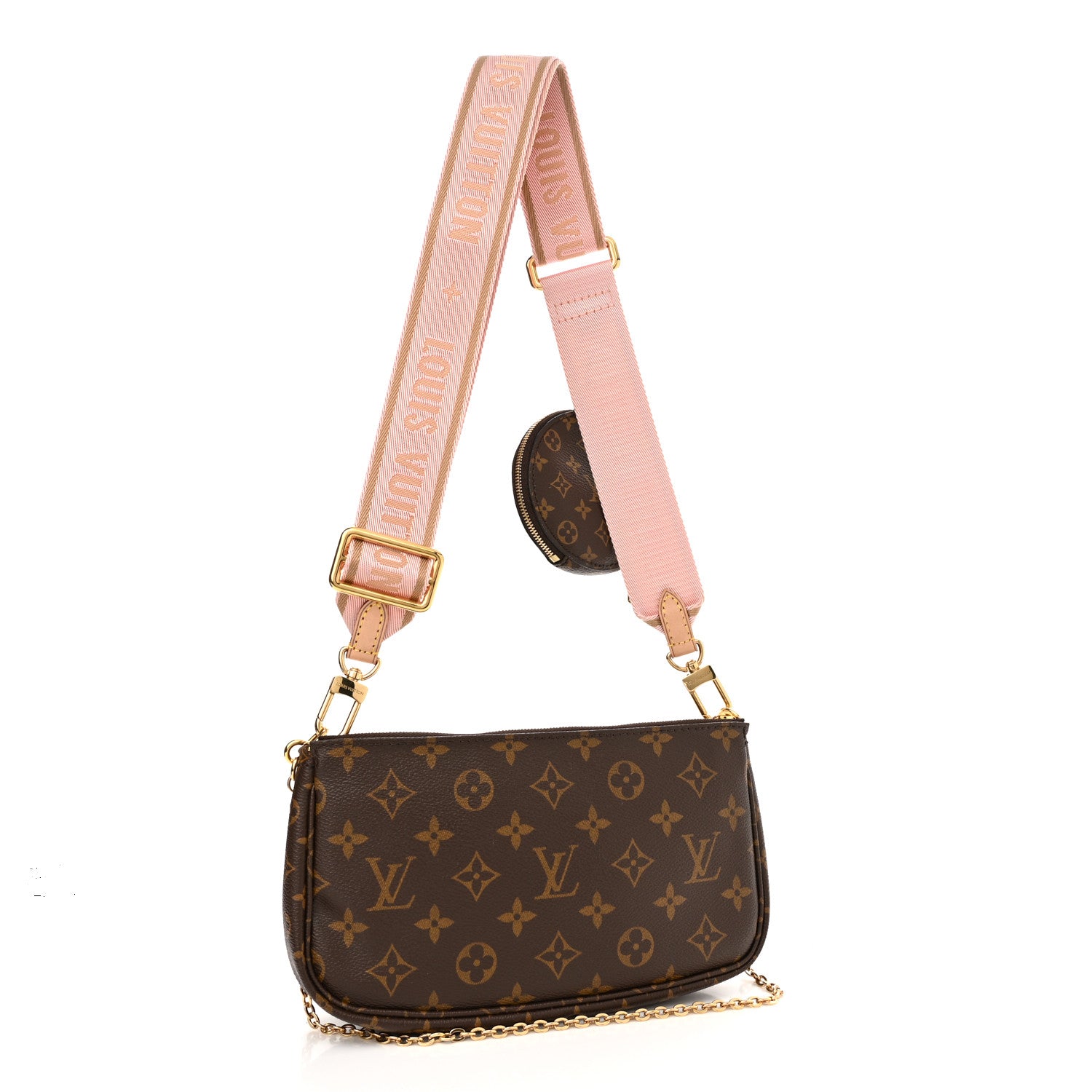 Louis Vuitton Monogram Multi Pochette Accessories Rose Clair 3 of 11