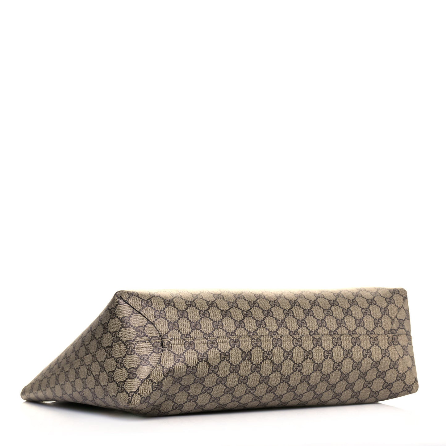 GG Supreme Monogram Large Reversible Tote Beige Black