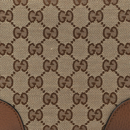 Gucci Monogram Mini Bree Messenger Bag Beige Tabacco 8 of 8