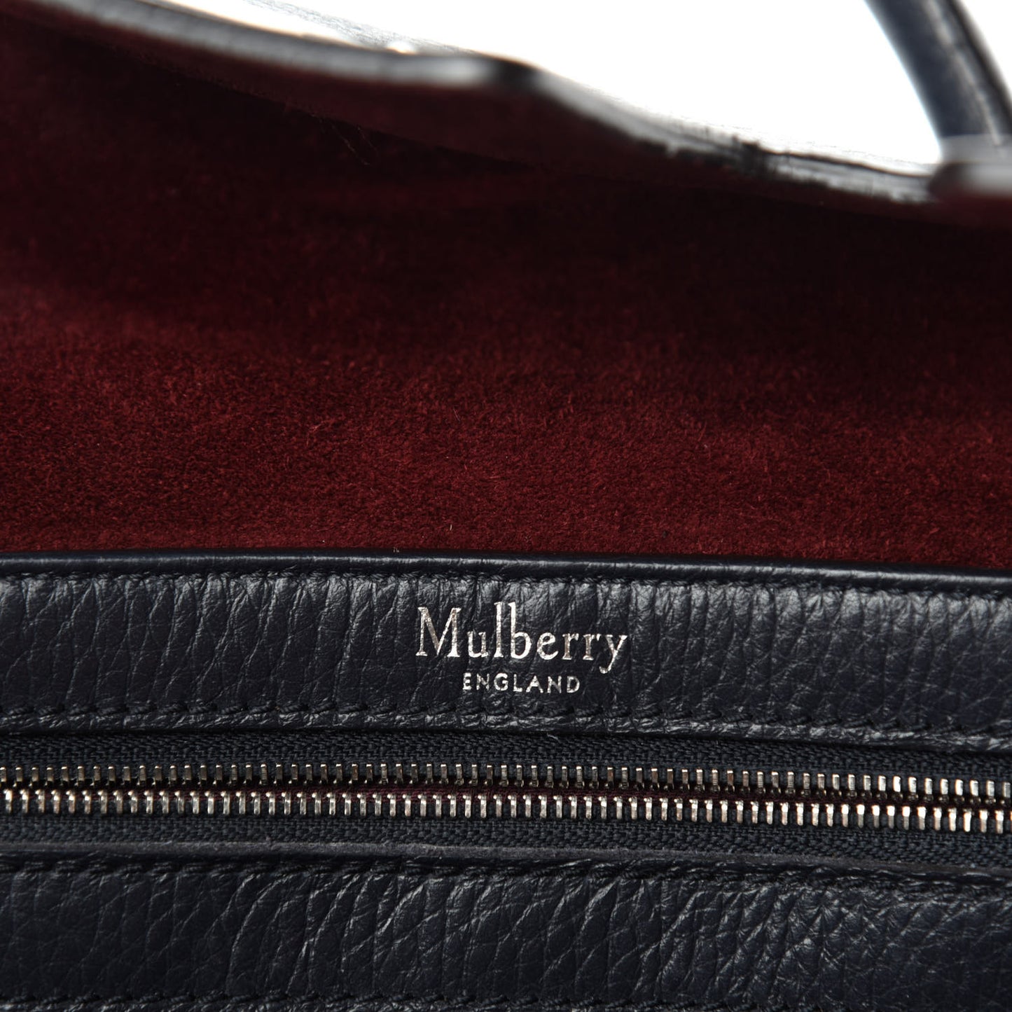 Classic Grain Calfskin Small Bayswater Backpack Midnight Blue
