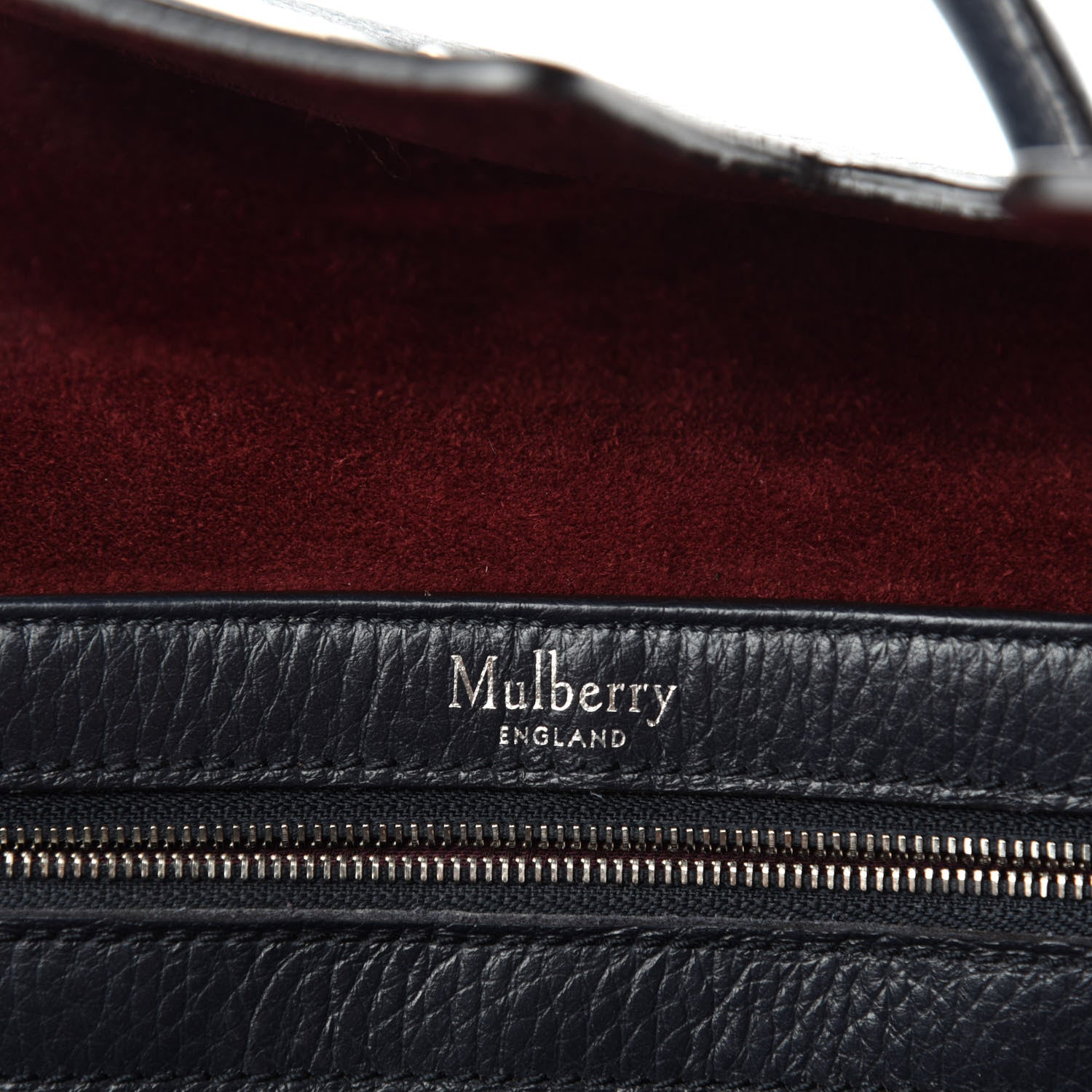 Mulberry Classic Grain Calfskin Small Bayswater Backpack Midnight Blue 8 of 11