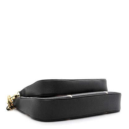 Louis Vuitton Empreinte Monogram Giant Multi Pochette Accessories Black Beige 4 of 11