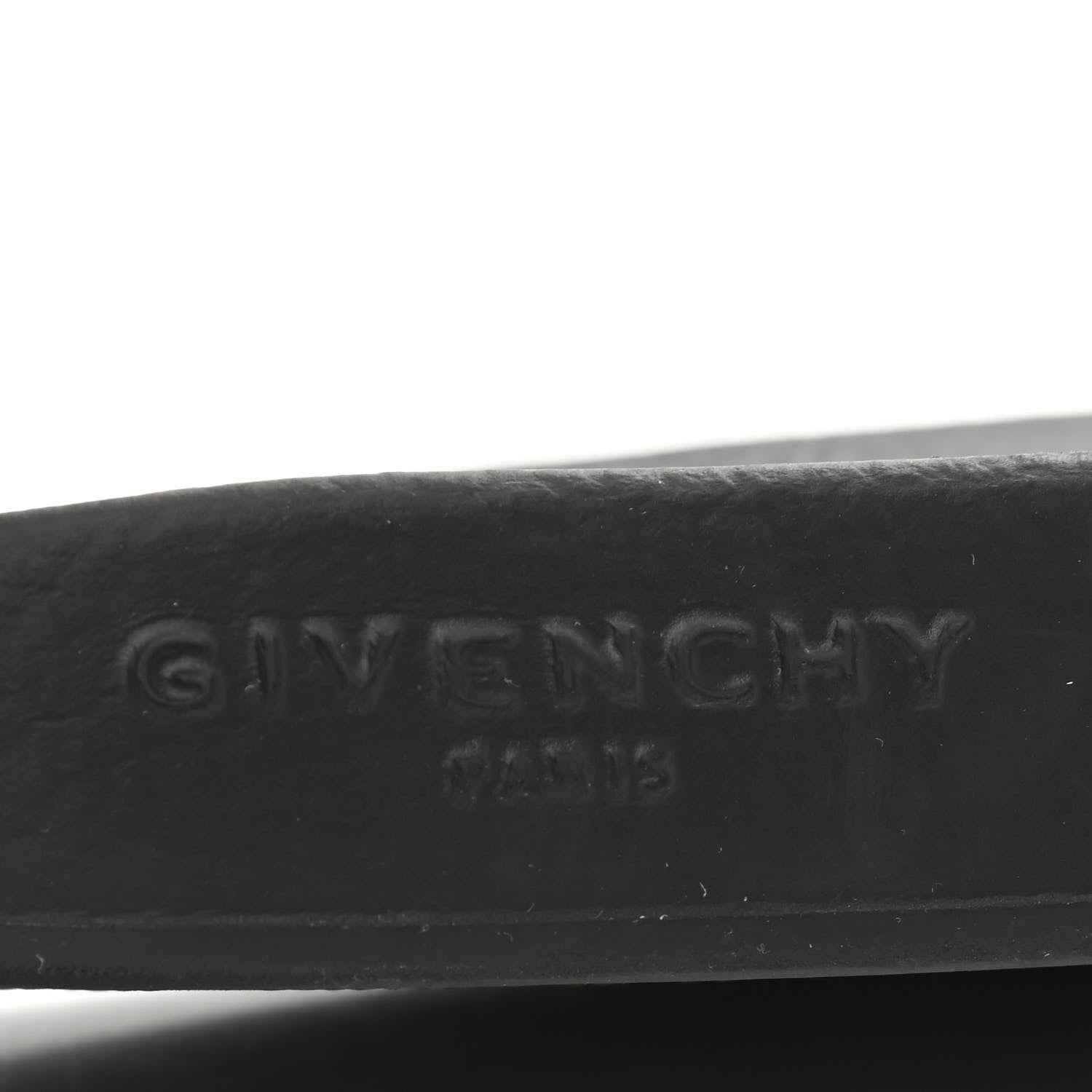 Givenchy Rubber Logo Pool Slide Sandals 37 Black 7 of 8
