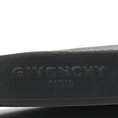 Givenchy Rubber Logo Pool Slide Sandals 37 Black 7 of 8