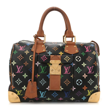 Louis Vuitton Monogram Multicolor Speedy 30 Black 1 of 11
