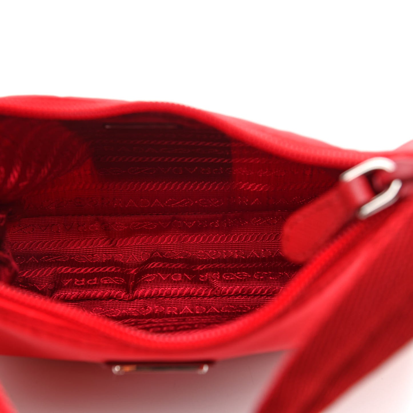 Tessuto Nylon Mini Re-Edition 2000 Bag Rosso
