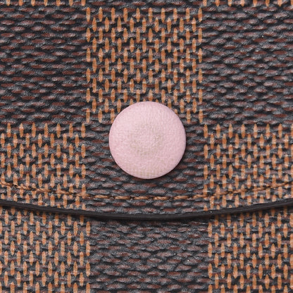 Louis Vuitton Damier Ebene Rosalie Coin Purse Rose Ballerine 8 of 11