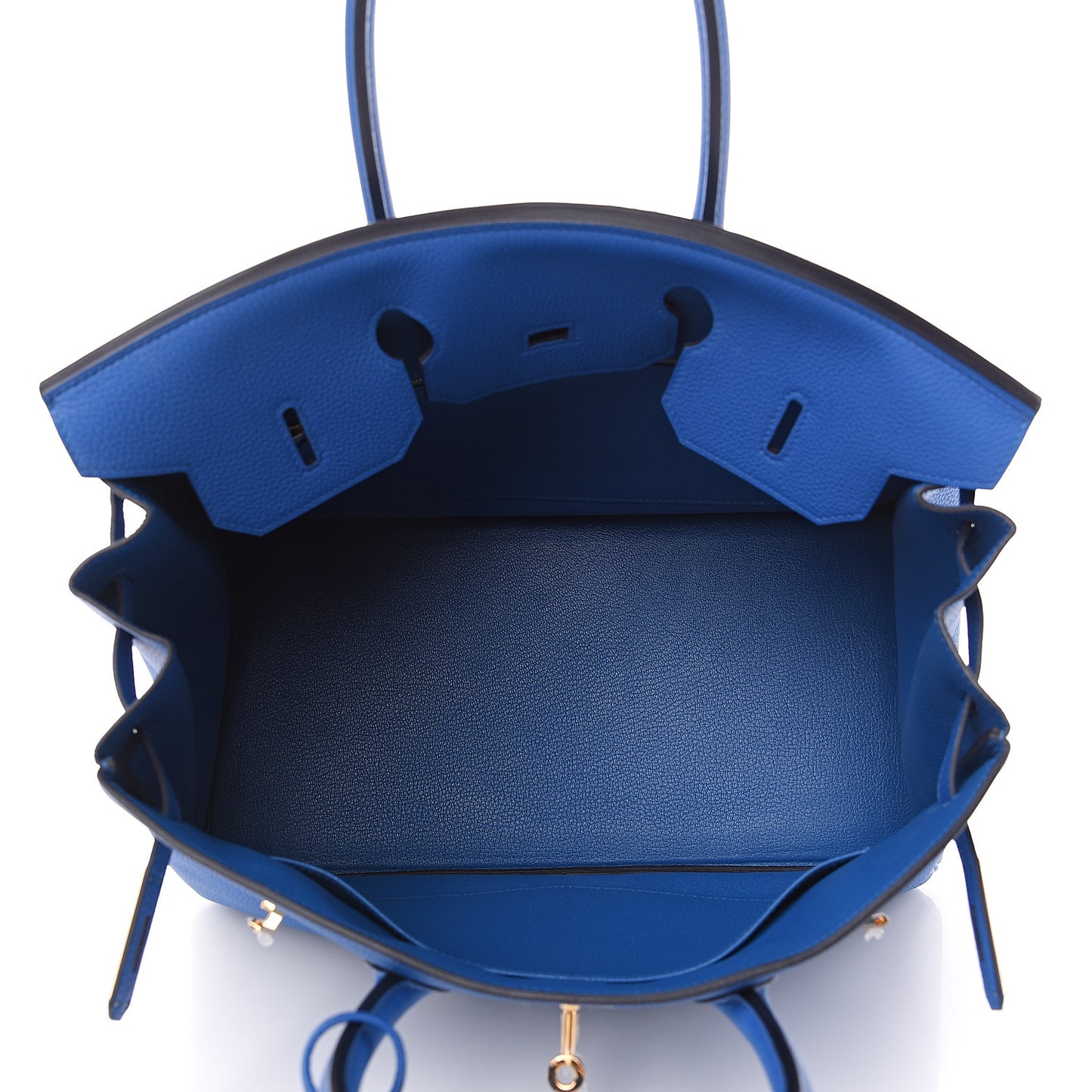 Togo Birkin 35 Bleu Zellige