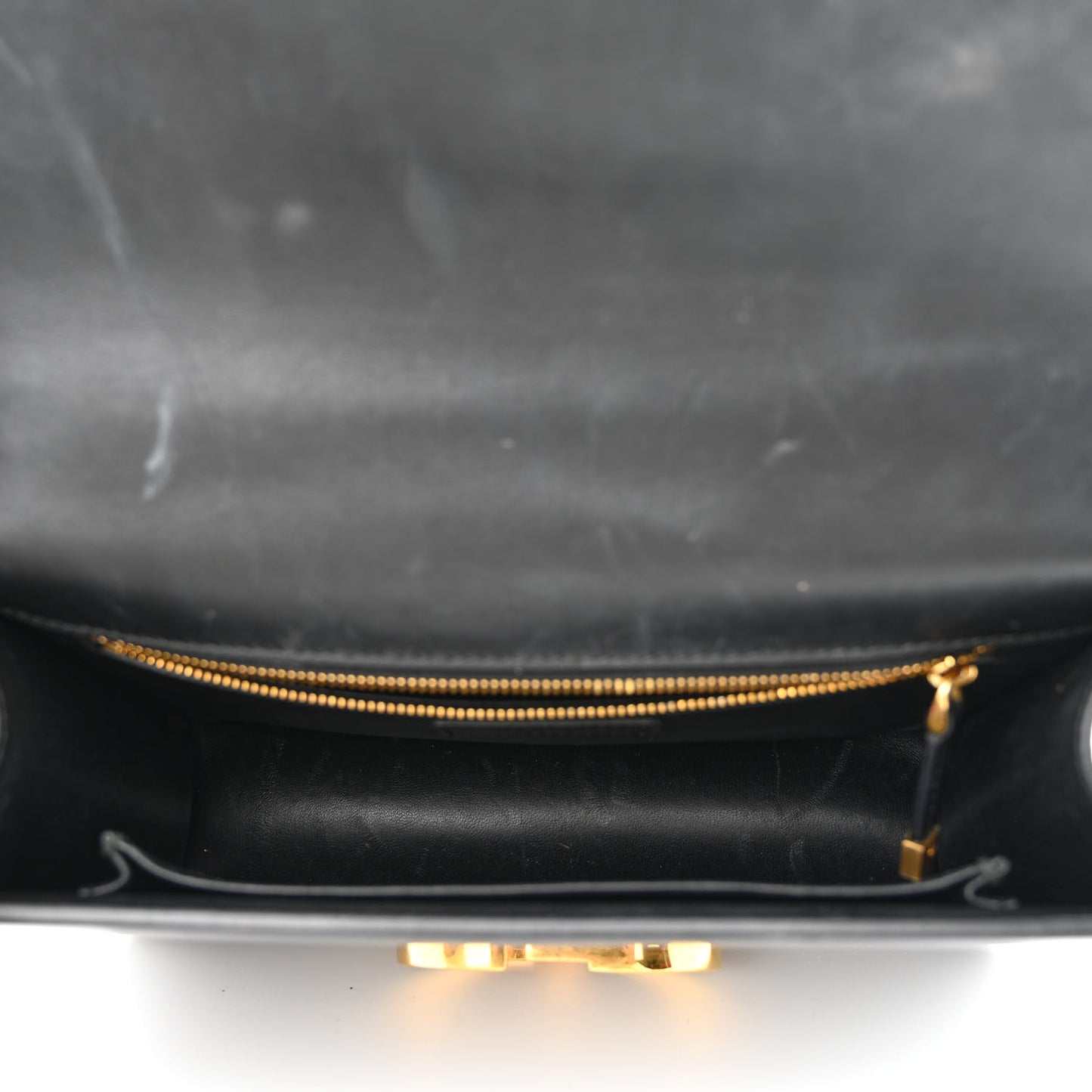 Smooth Calfskin 30 Montaigne Flap Bag Black