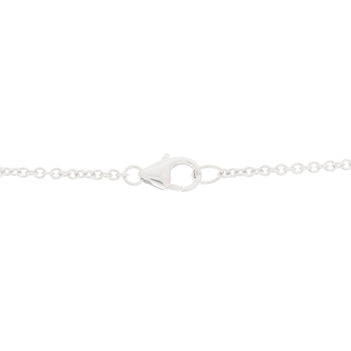 18K White Gold Akoya Pearl 6-6.5mm Station Necklace 32"