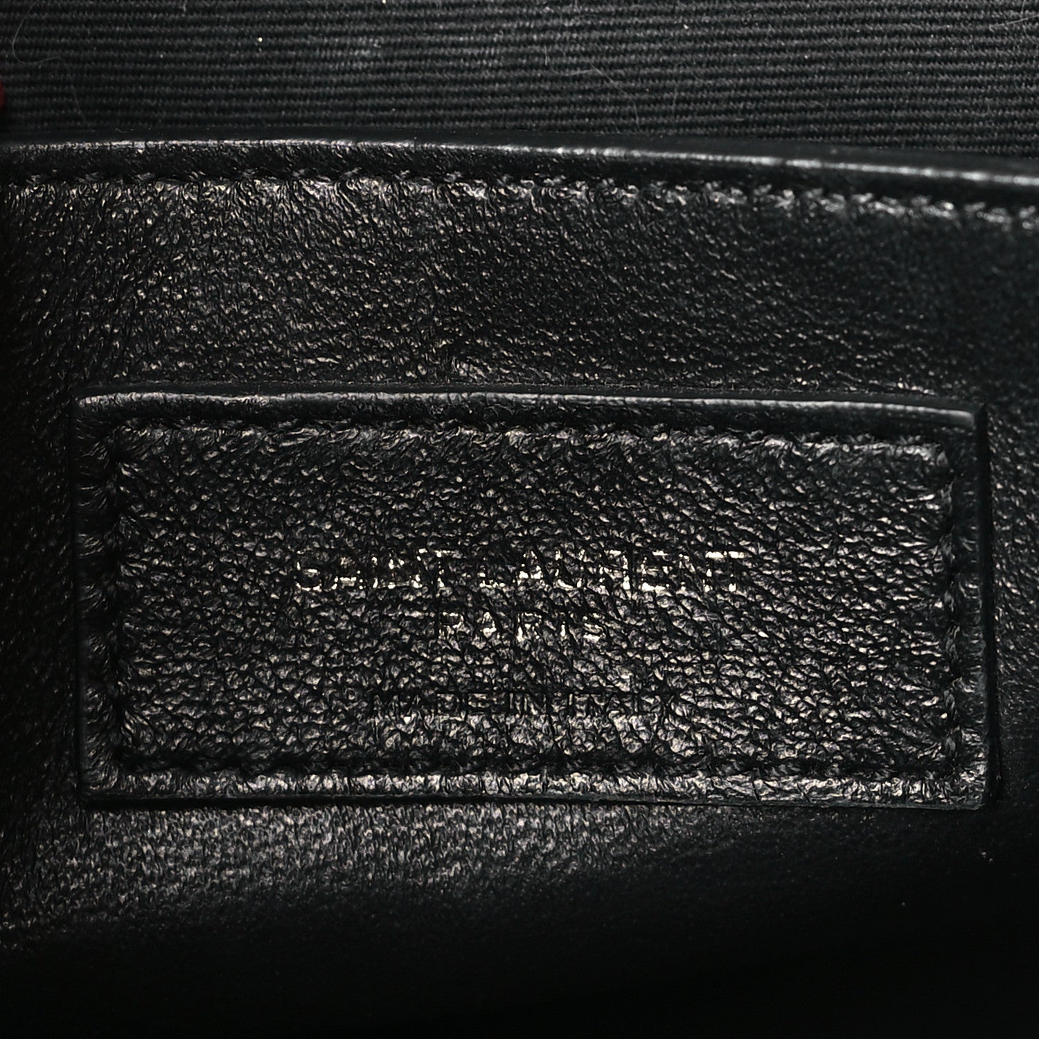 Saint Laurent Crinkled Calfskin Matelasse Monogram Baby Niki Chain Satchel Black 6 of 9