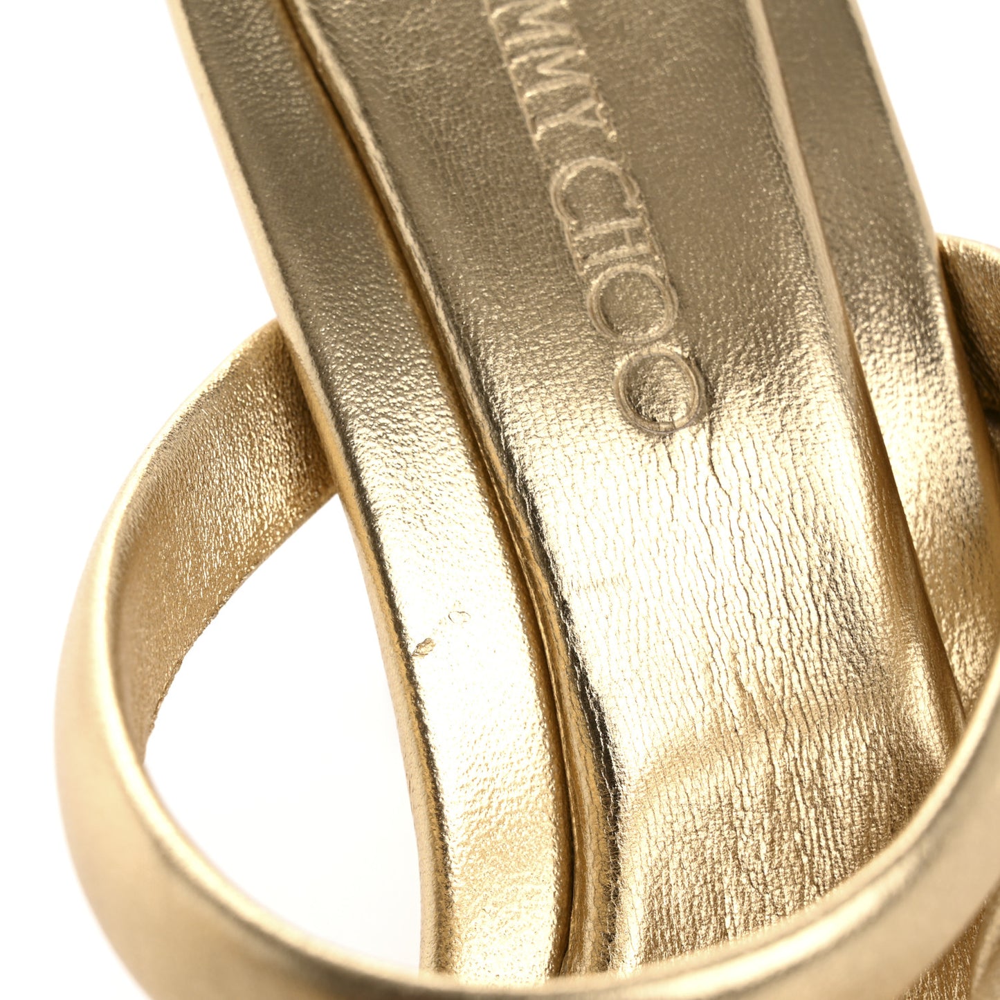 Metallic Nappa Diosa 90 Sandals 36 Gold