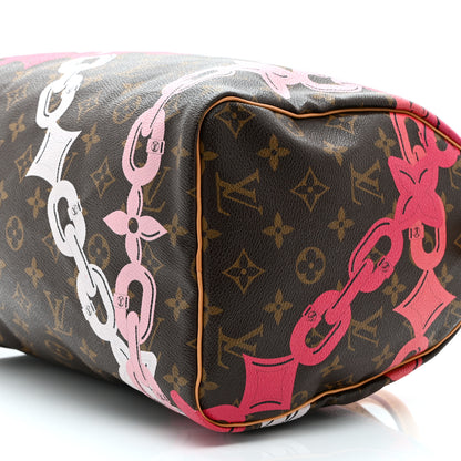 Louis Vuitton Monogram Bay Speedy 30 Rose Ballerine Poppy 10 of 10
