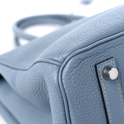 Hermes Togo BIRKIN 35 Bleu Lin 10 of 14