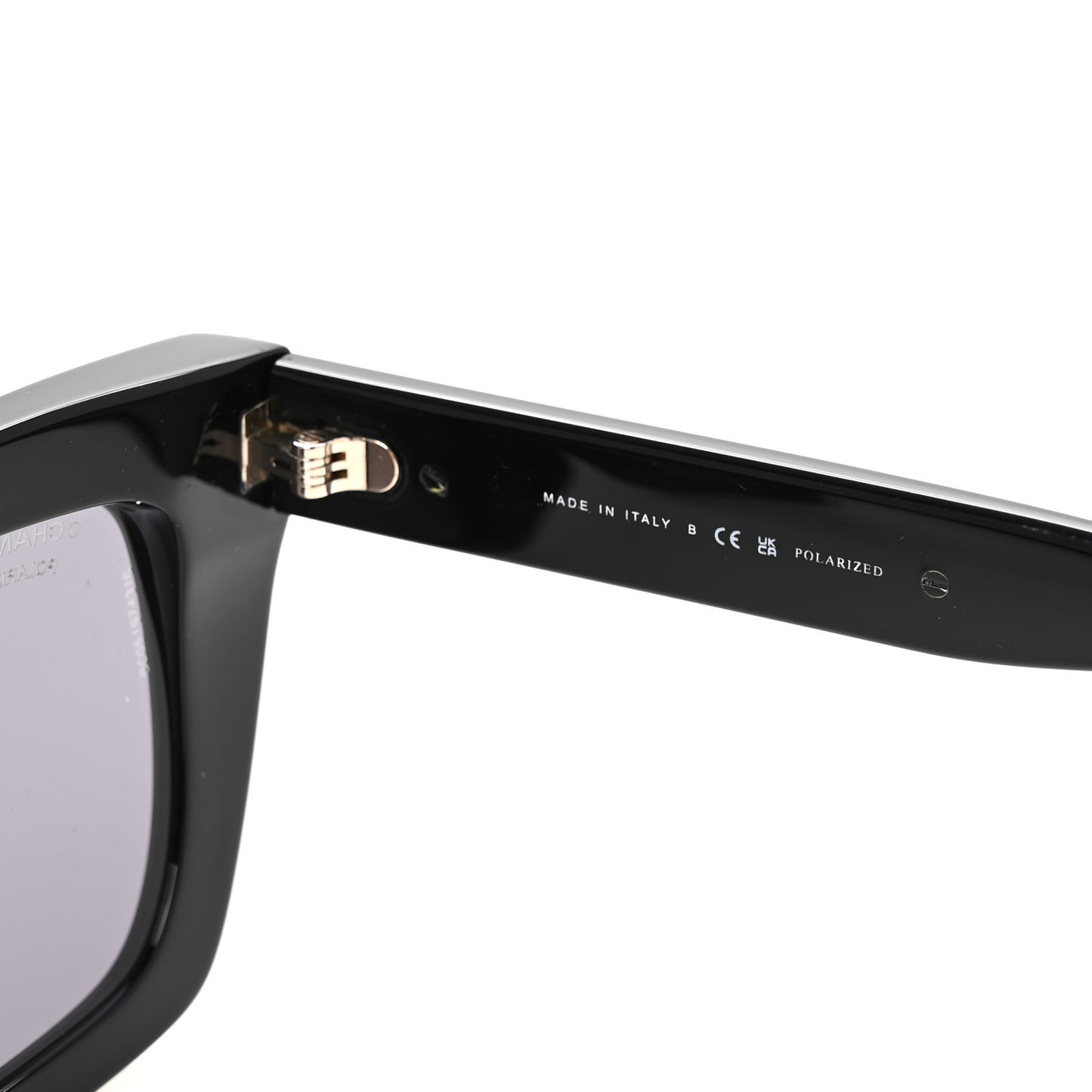 Acetate Polarized CC Butterfly Sunglasses 5509-A Black