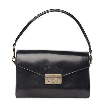 Prada Vitello Sound Shoulder Bag Black 1 of 8