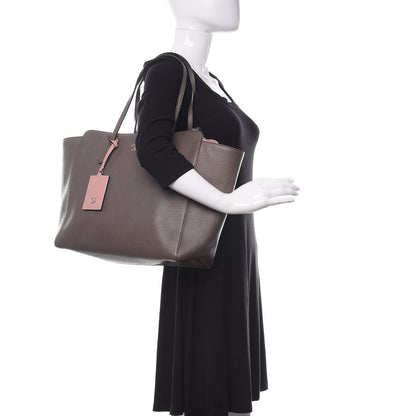 Gucci Dollar Calfskin Medium Swing Tote Grey Field Soft Pink 2 of 9