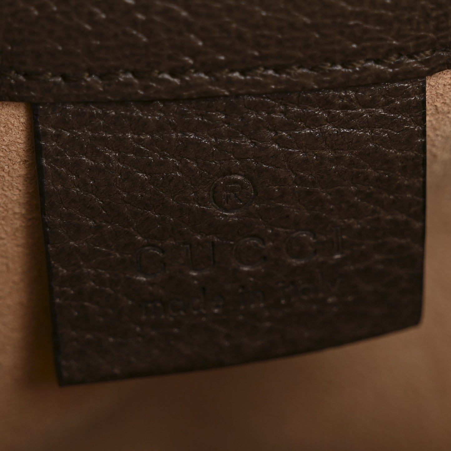 GG Supreme Monogram Web Mini Ophidia Bucket Bag Brown